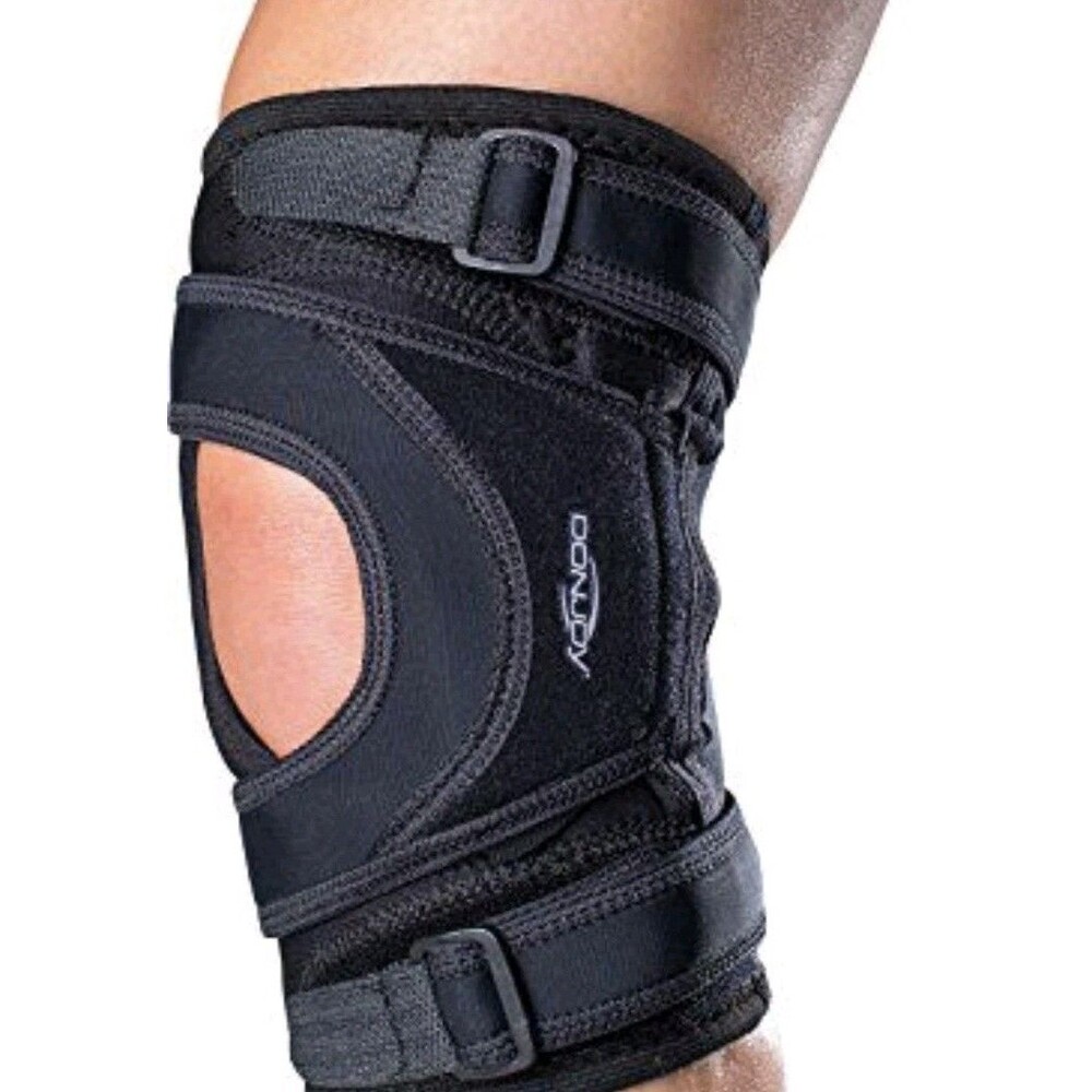DonJoy Tru-Pull Lite Large Left Leg Knee Brace with Large, Black